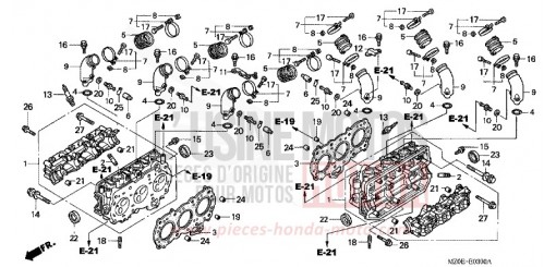 CULASSE GL1500C1 de 2001
